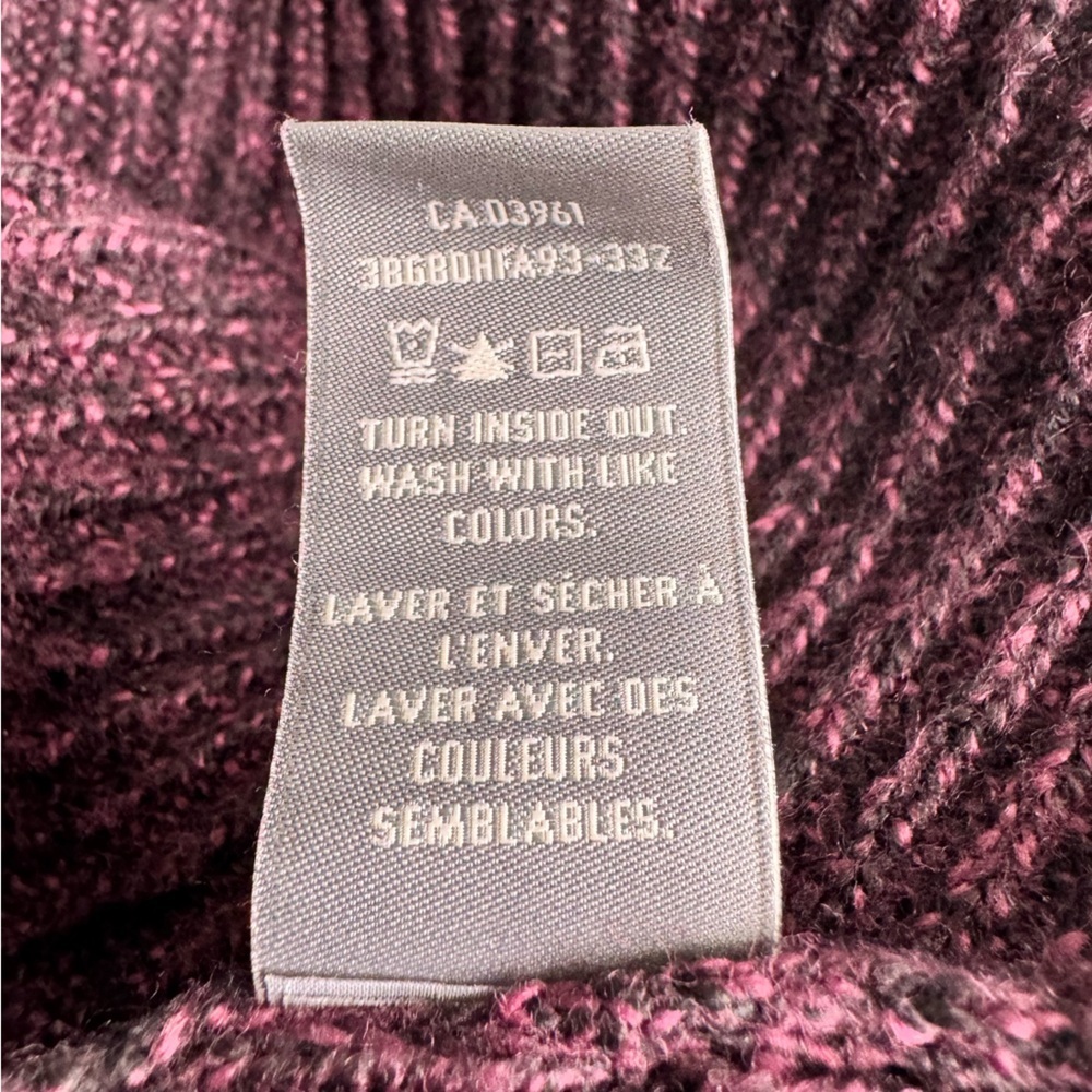 Denver Hayes Purple Knit Turtleneck Sweater Size Small NWT - Picture 4 of 7